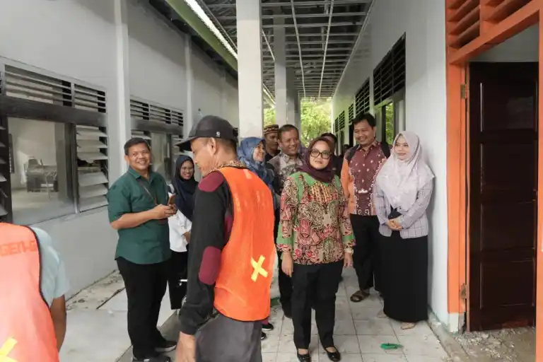 Bupati Lampung Timur Tinjau Pembangunan Sekolah Rakyat di Taman Asri, Target Rampung Akhir September.