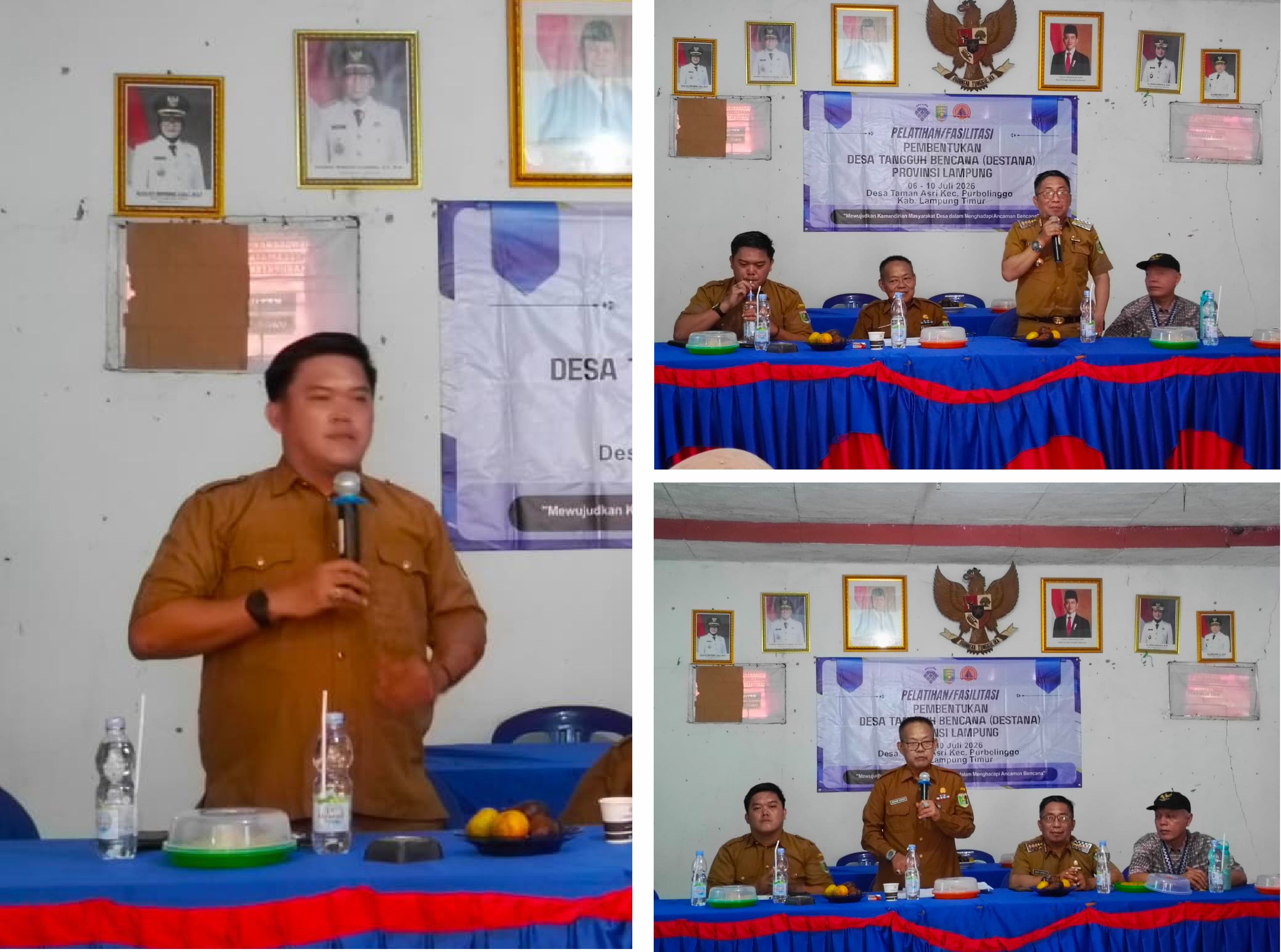 Desa Taman Asri Melaksanakan Pelatihan Desa Tangguh Bencana (DESTANA) Provinsi Lampung